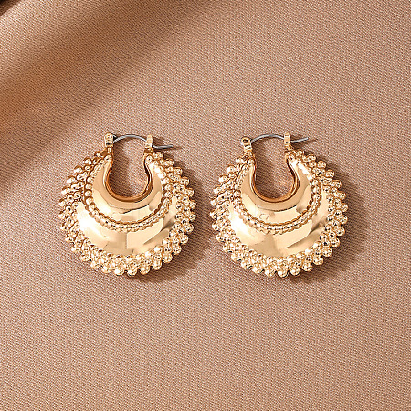 Alloy Hoop Earrings FS-WGDE27E-01-1