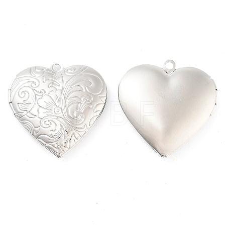 Brass Locket Pendants KK-M263-01P-1