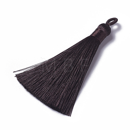 Polyester Tassel Pendants FIND-I009-B08-1