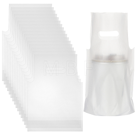 100Pcs HDPE Drink Carrier Packaging Bags for Delivery ABAG-WH0039-71A-1