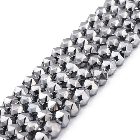 Terahertz Stone Beads Strands G-D461-17C-1
