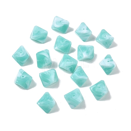 Opaque Acrylic Beads OACR-D320-02O-1