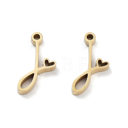 304 Stainless Steel Charms X-STAS-M327-02G-J-1