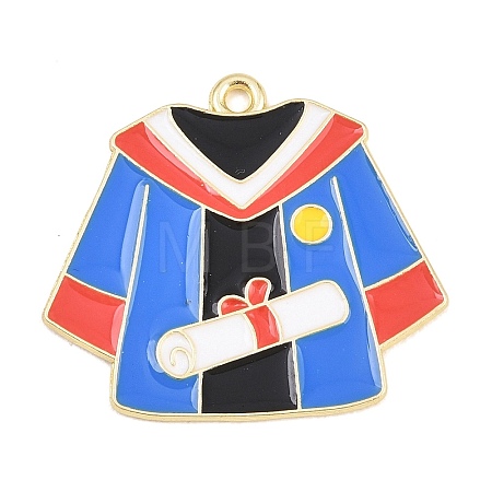 Back to School Alloy Enamel Pendants FIND-E054-02C-1