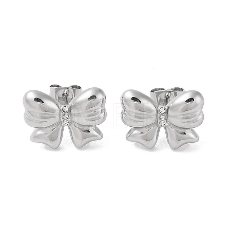 Non-Tarnish 304 Stainless Steel Stud Earrings EJEW-S227-30P-06-1