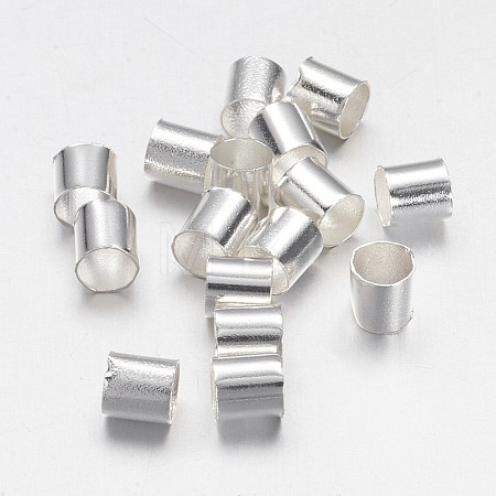 Brass Crimp Beads KK-L017-S-1