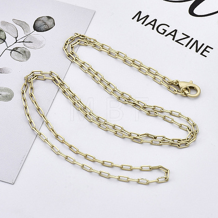 Brass Paperclip Chains MAK-S072-09A-MG-1