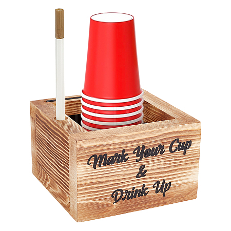1Pc Printed Wooden Jewelry Packaging Boxes CON-PH0003-37-1