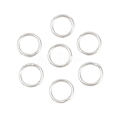 Brass Closed Jump Rings KK-D257-01P-05-1
