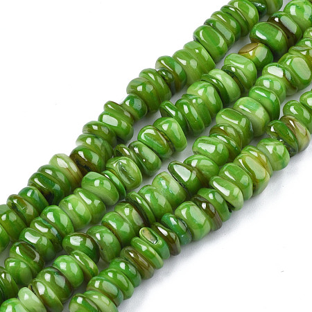 Natural Trochid Shell/Trochus Shell Beads Strands SHEL-S258-081-B05-1