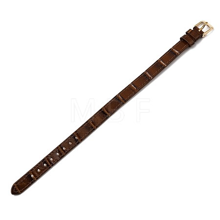 Imitation Leather String Bracelets with Stainless Steel Buckles AJEW-Z053-01C-1
