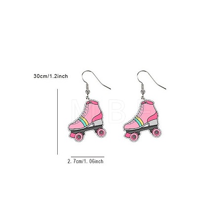 Acrylic Dangle Earrings FS-WG15EBF-14-1