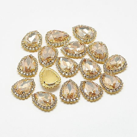 Sew on Rhinestone RGLA-T122-13x18-06G-1