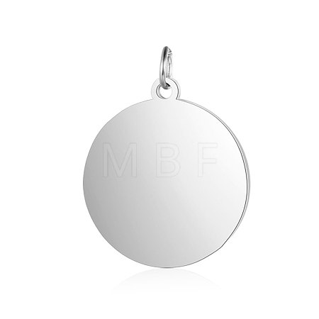 Anti-Tarnish 304 Stainless Steel Pendants STAS-I311-33H-P-1