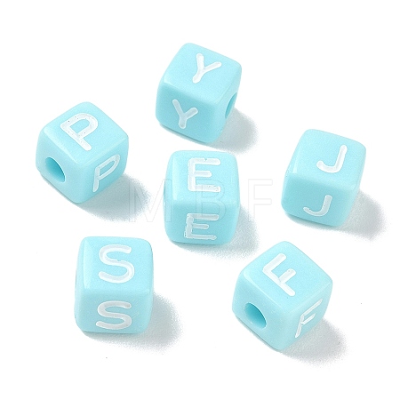 Opaque Acrylic Beads AC-CBA7818-01F-1