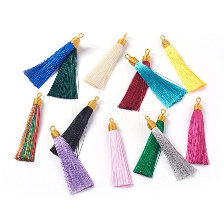Nylon Tassel Big Pendants FIND-F008-F-1