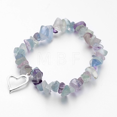 Alloy Charm Bracelets BJEW-JB02481-02-1