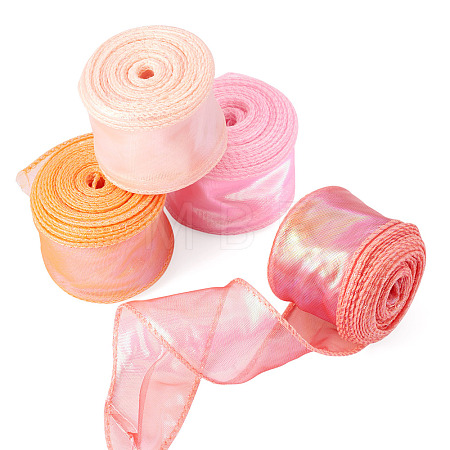 Fishtail Yarn Iridescent Ribbon for Bowknot Making OCOR-TA0004-17-1