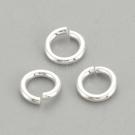 925 Sterling Silver Open Jump Rings STER-S002-57-1