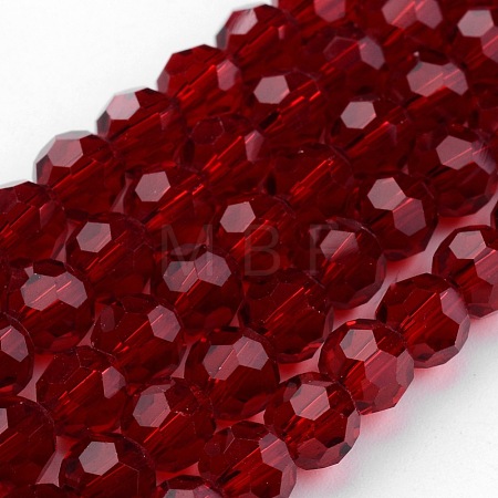 Transparent Glass Bead Strands X-GLAA-G013-6mm-97-1