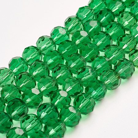 Imitation Austrian Crystal Bead Strands G-M181-10mm-15A-1