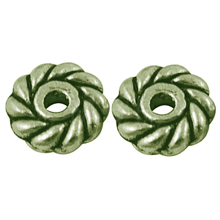 Tibetan Style Alloy Spacer Beads X-MLF10764Y-NF-1