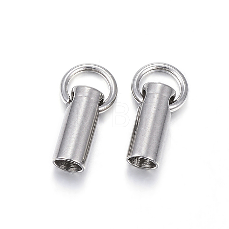 Tarnish Resistant 201 Stainless Steel Cord Ends STAS-E120-02-1.6mm-1