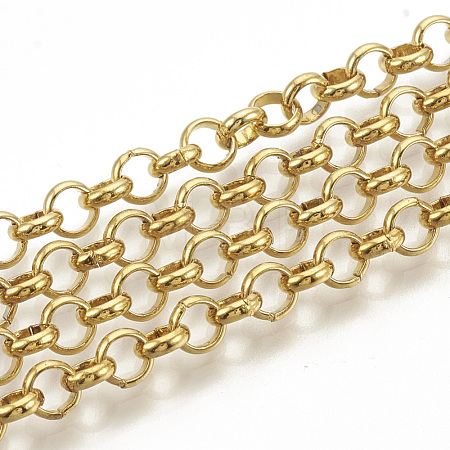 3.28 Feet 304 Stainless Steel Rolo Chains X-CHS-S001-02B-1