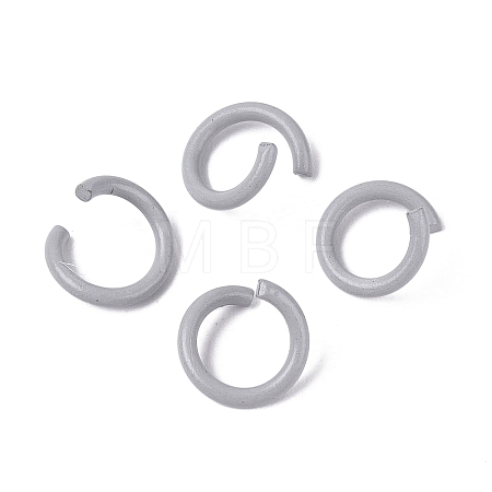 Spray Painted Iron Open Jump Rings IFIN-T017-04B-29-1
