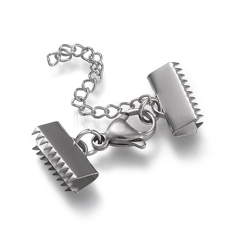 Tarnish Resistant 304 Stainless Steel Curb Chain Extender STAS-K195-21P-01-1