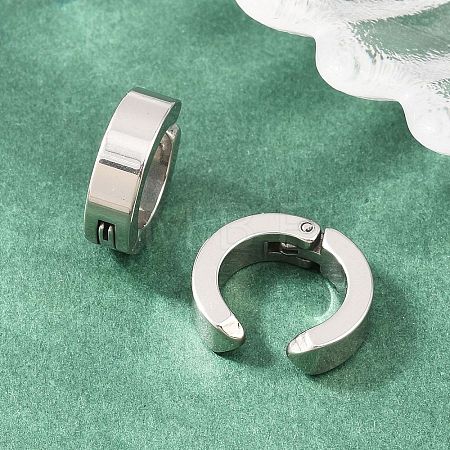 201 Stainless Steel Cuff Earrings EJEW-T056-01P-04-1
