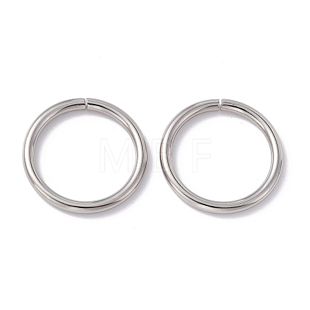 Non-Tarnish 304 Stainless Steel Jump Rings STAS-C040-01L-P-1
