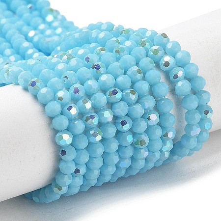 Opaque Glass Beads Strands EGLA-A035-P3mm-L08-1