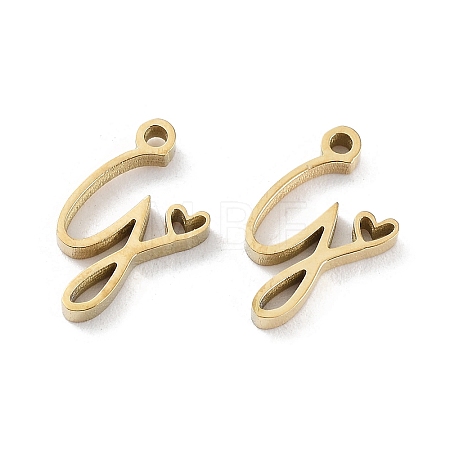 304 Stainless Steel Charms X-STAS-M327-02G-G-1