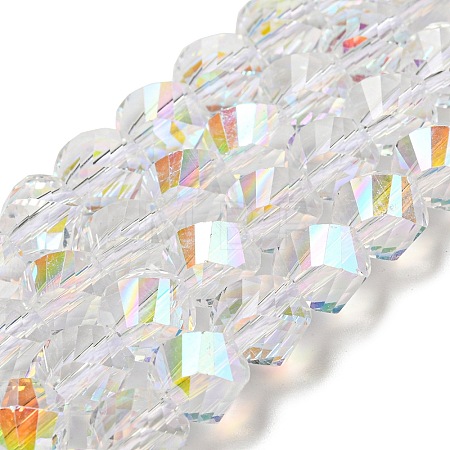 Glass Imitation Austrian Crystal Beads GLAA-F108-08B-1-1