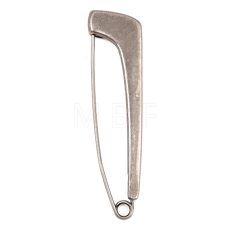 Alloy Extra Large Safety Pin Brooches JEWB-Z051-01P-01-1