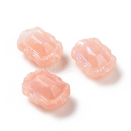 Opaque Acrylic Beads OACR-E015-07C-1