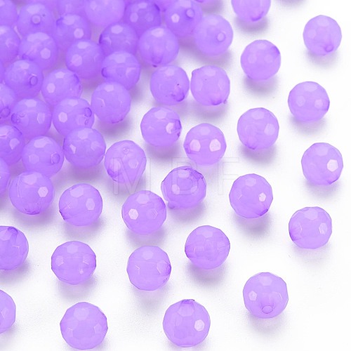 Transparent Acrylic Beads TACR-S154-62E-04-1