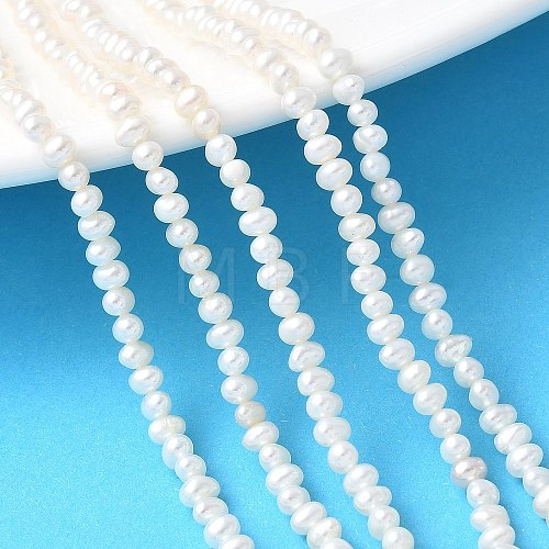 Natural Cultured Freshwater Pearl Beads Strands PEAR-I007-07G-01C-1