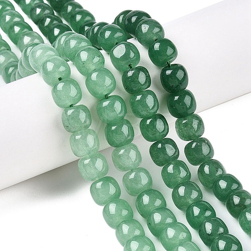 Dyed Natural White Jade Beads Strands G-T138-S07-1