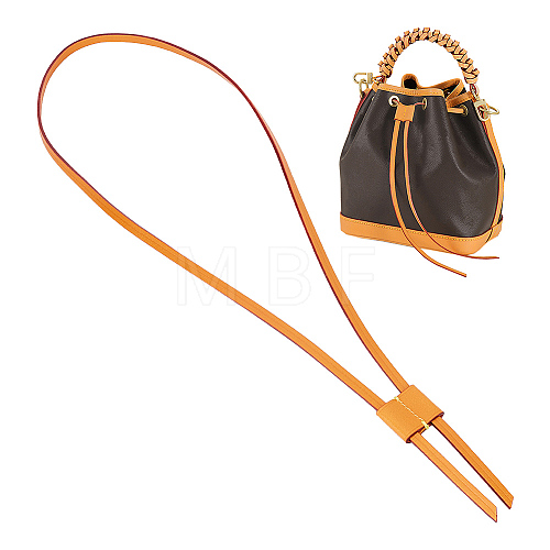 PU Imitation Leather Bag Drawstring Cord & Cord Slider Sets DIY-WH0453-50B-02-1