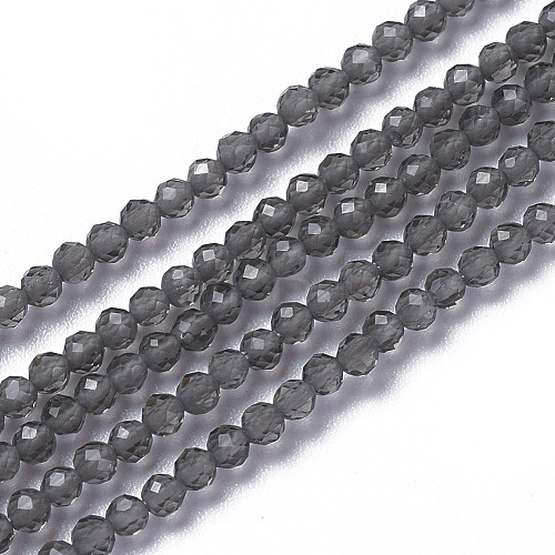 Glass Beads Strands G-F596-47M-2mm-1