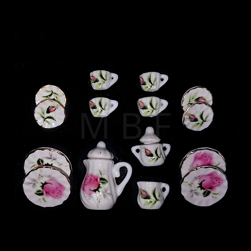 Mini Porcelain Tea Set BOTT-PW0001-213A-18-1