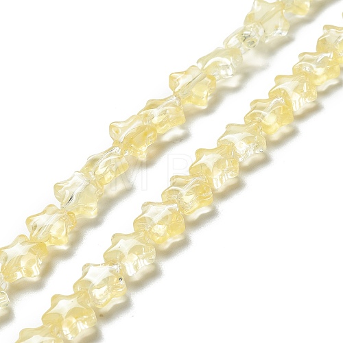 Transparent Glass Beads Strand GLAA-F112-02D-1