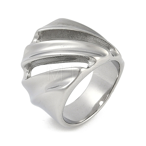 304 Stainless Steel Finger Rings RJEW-D083-11P-F-1