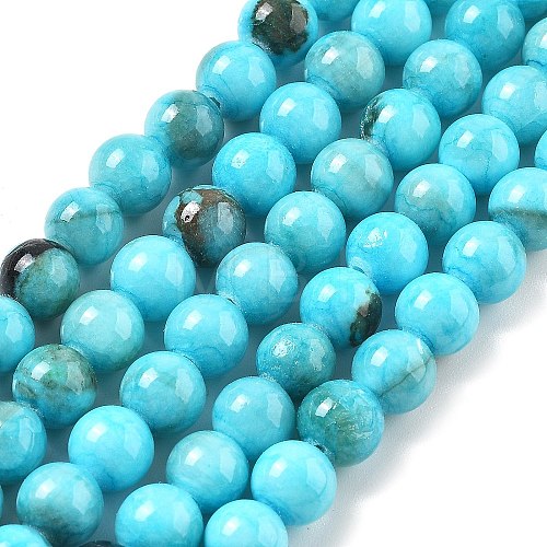 Natural Persian Jade Beads Strands G-A255-A02-02H-1