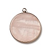 Natural Rose Quartz Pendants G-A213-01G-04-2