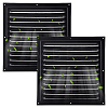 Aluminum Square Wall Vent Grille Cover AJEW-WH0410-220A-02-1