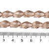 Transparent Glass Beads Strands EGLA-N013-T8mm-D23-4