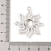 Tibetan Style Alloy Solar Eclipse Pendants X-TIBEP-R304-004AS-LF-3